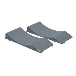 1 - Berços protetores de roda de chama para estacionamento, caravanas, vans, anti-ovalização